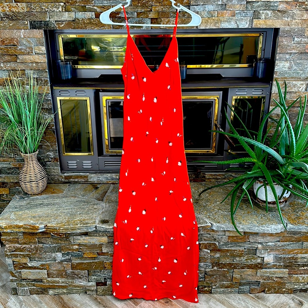 O’Neill spaghetti strap dress. Beautiful color!!